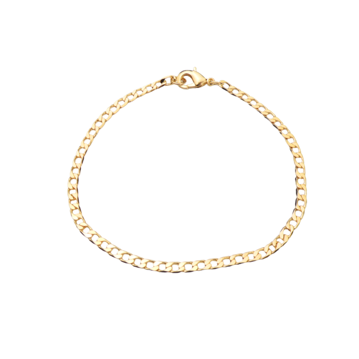 Pulseira Masculina Semijoia Banhado a Ouro 18k PL04304 Grumet