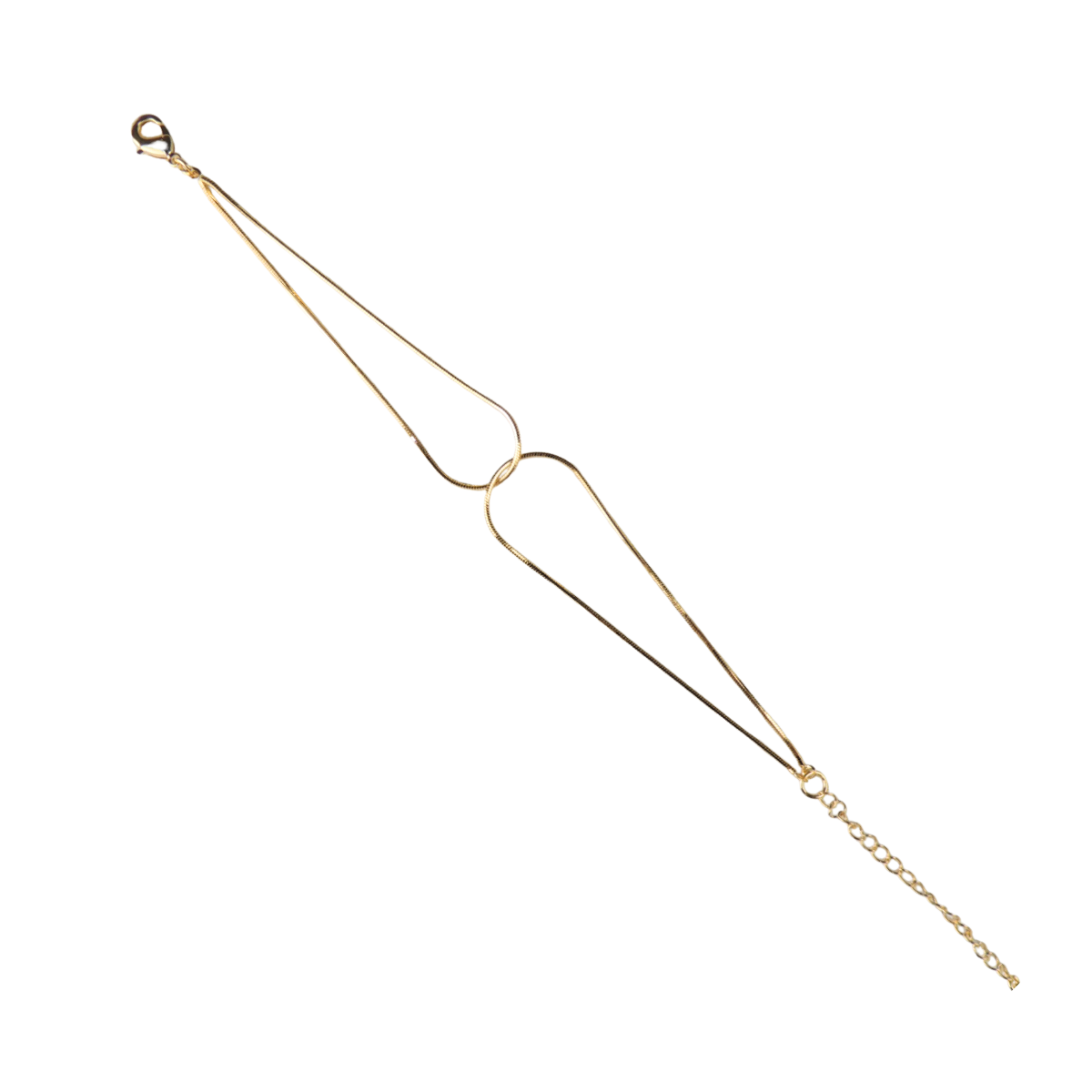 Pulseira Feminina Semijoia Banhado a Ouro 18k PL04436 Rabo de Rato