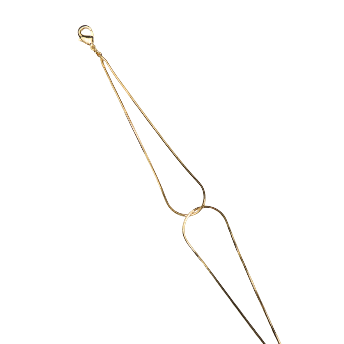 Pulseira Feminina Semijoia Banhado a Ouro 18k PL04436 Rabo de Rato Dourado 2