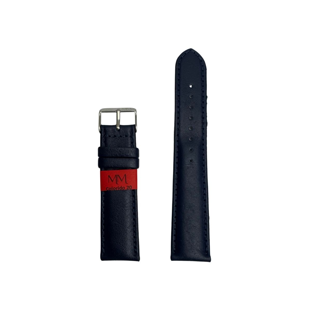 Pulseira Unissex para Relógio 104L20PA Azul Couro Legítimo Colorido Marry Montan Azul 2