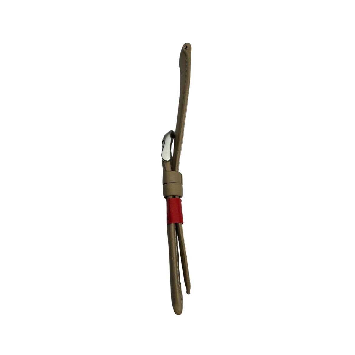 Pulseira Unissex para Relógio 104L18DB Bege Couro Legítimo Colorido Marry Montan Branco 4