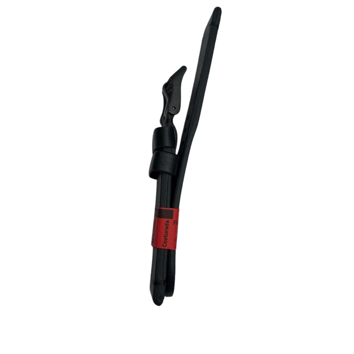 Pulseira Unissex para Relógio 133L22PP Preta Couro Legítimo Premium Marry Montan Preto 4
