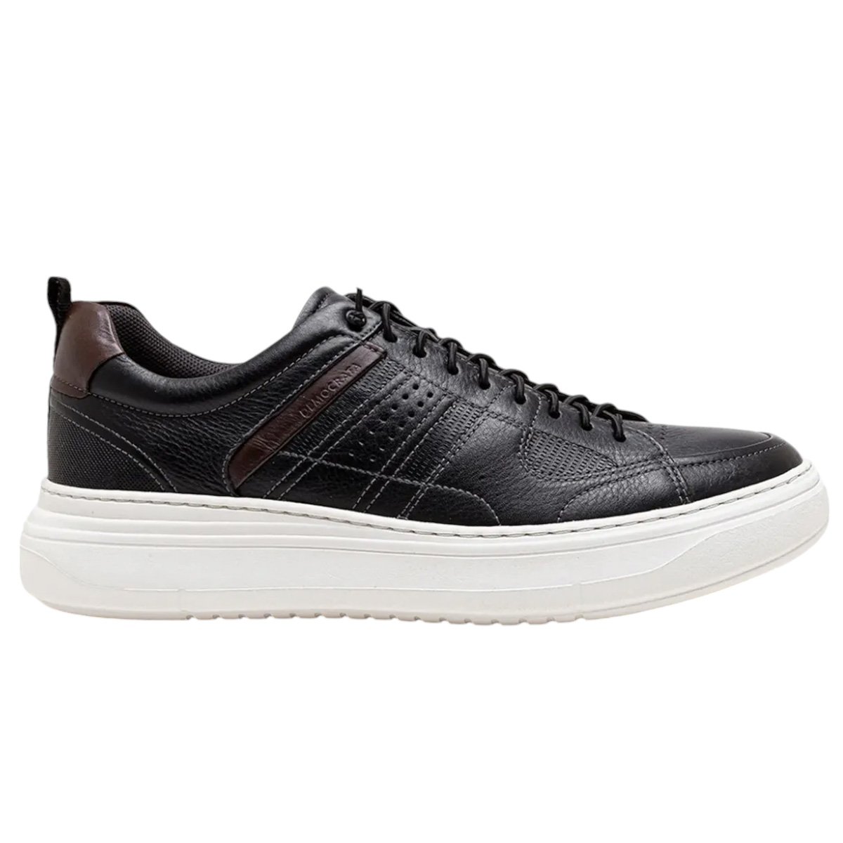 Sapatenis Democrata Denim Joe Ultra Light Masculino Preto Preto 2