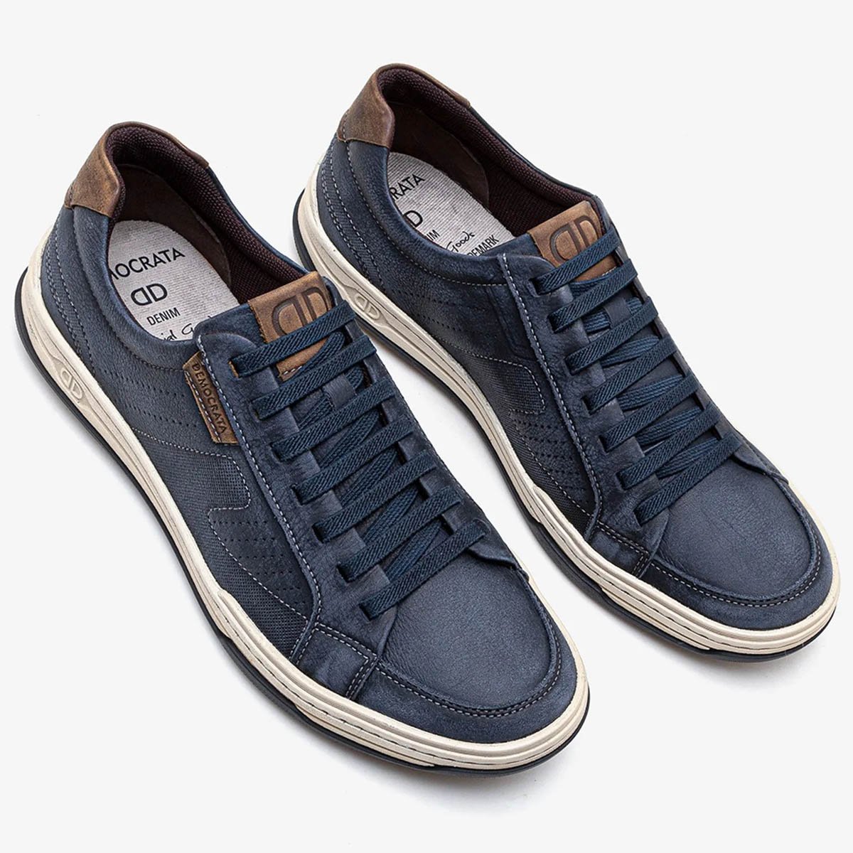Sapatenis Democrata Denim Jay Masculino Navy Marinho 2