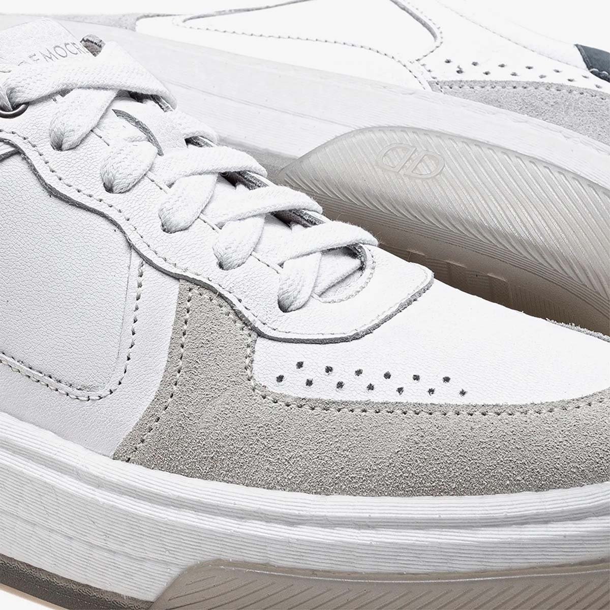 Sapatenis Democrata Beat Pulse Masculino Branco  Branco/Cinza 3