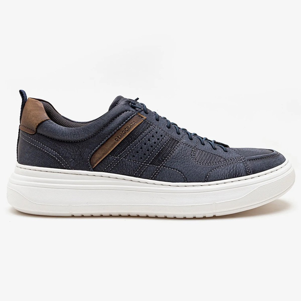 Sapatenis Democrata Denim Joe Ultra Light Masculino Navy