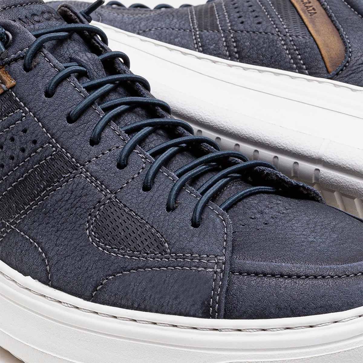 Sapatenis Democrata Denim Joe Ultra Light Masculino Navy Marinho 3