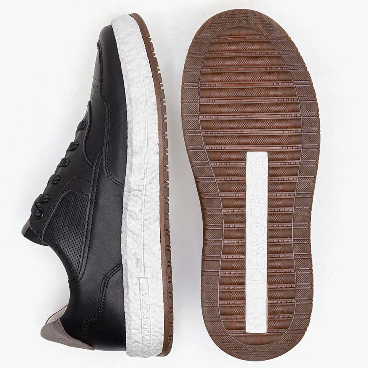Sapatenis Democrata Denim Drake Pulse masculino Preto Preto 4