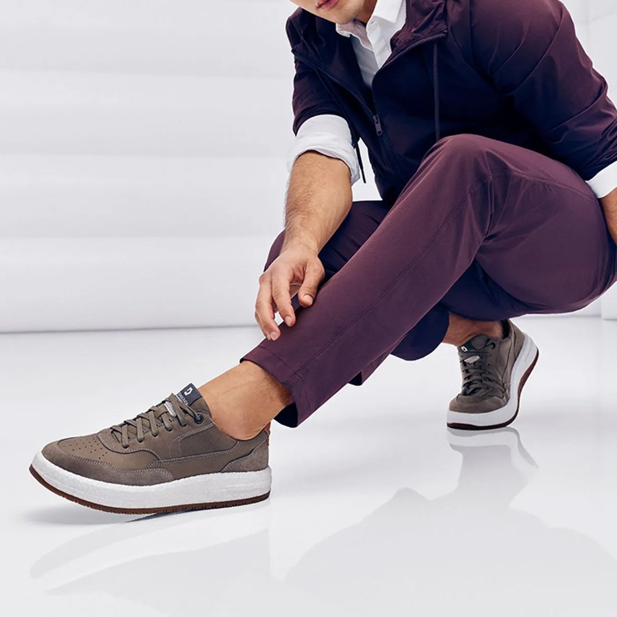 Sapatenis Democrata Denim Drake Pulse masculino Grafite Grafite 6