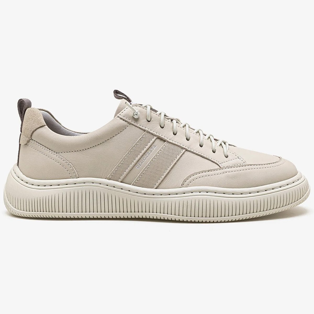 Sapatenis Democrata Denim Vibe Masculino Creme 