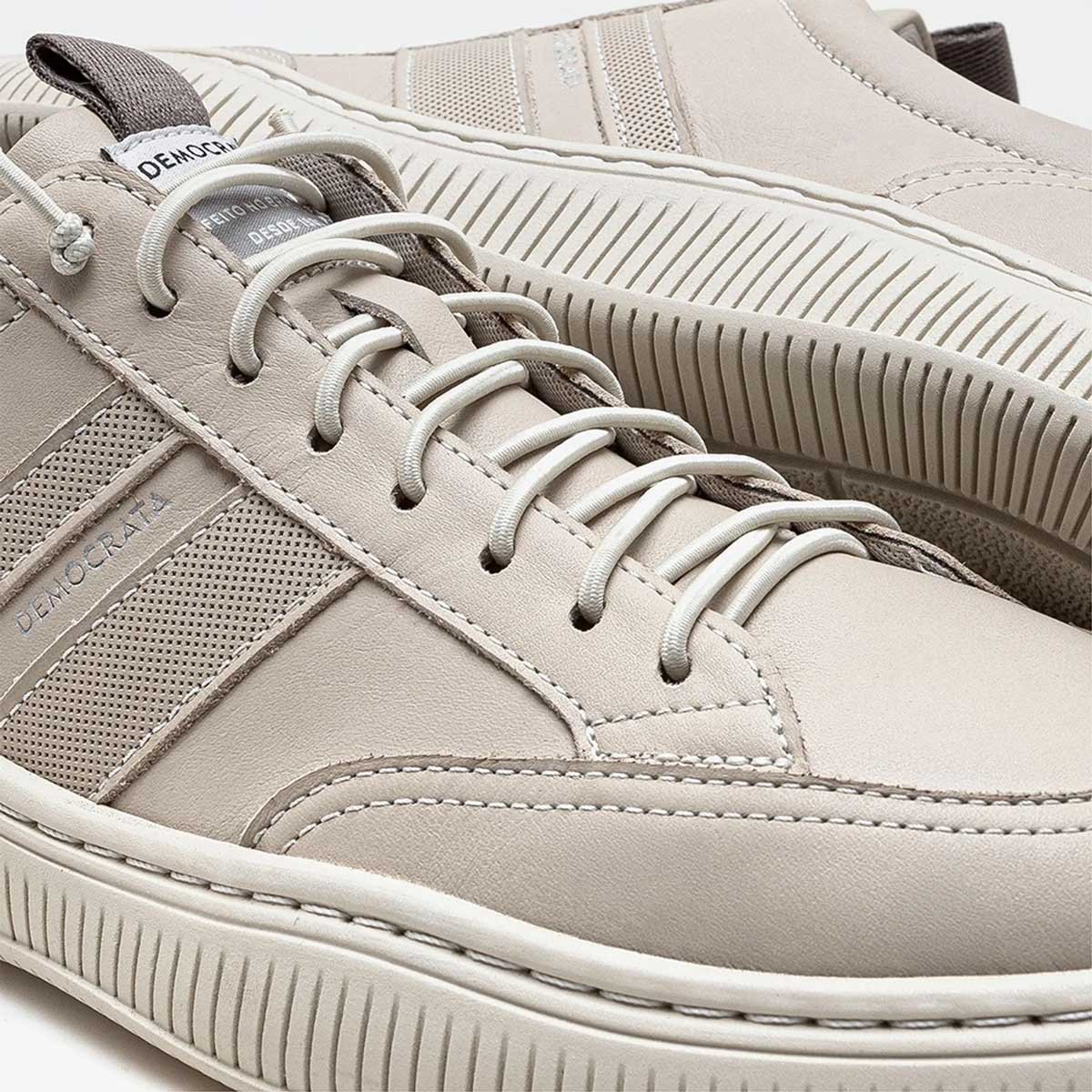 Sapatenis Democrata Denim Vibe Masculino Creme Creme 3