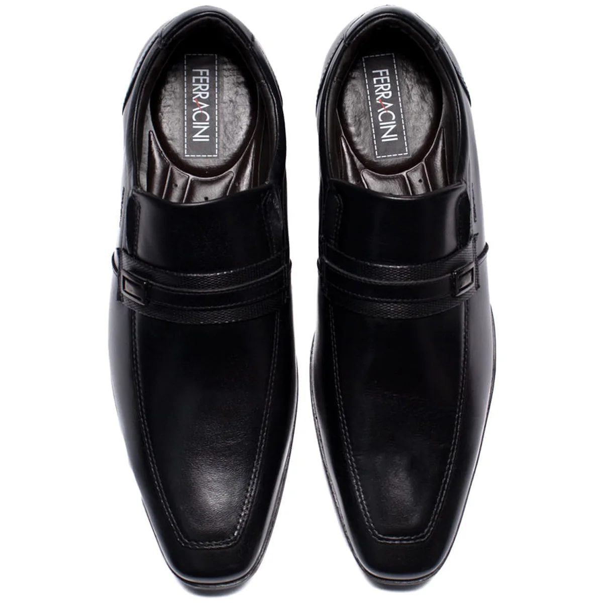 Sapato Social Ferracini London Masculino Preto Preto 3