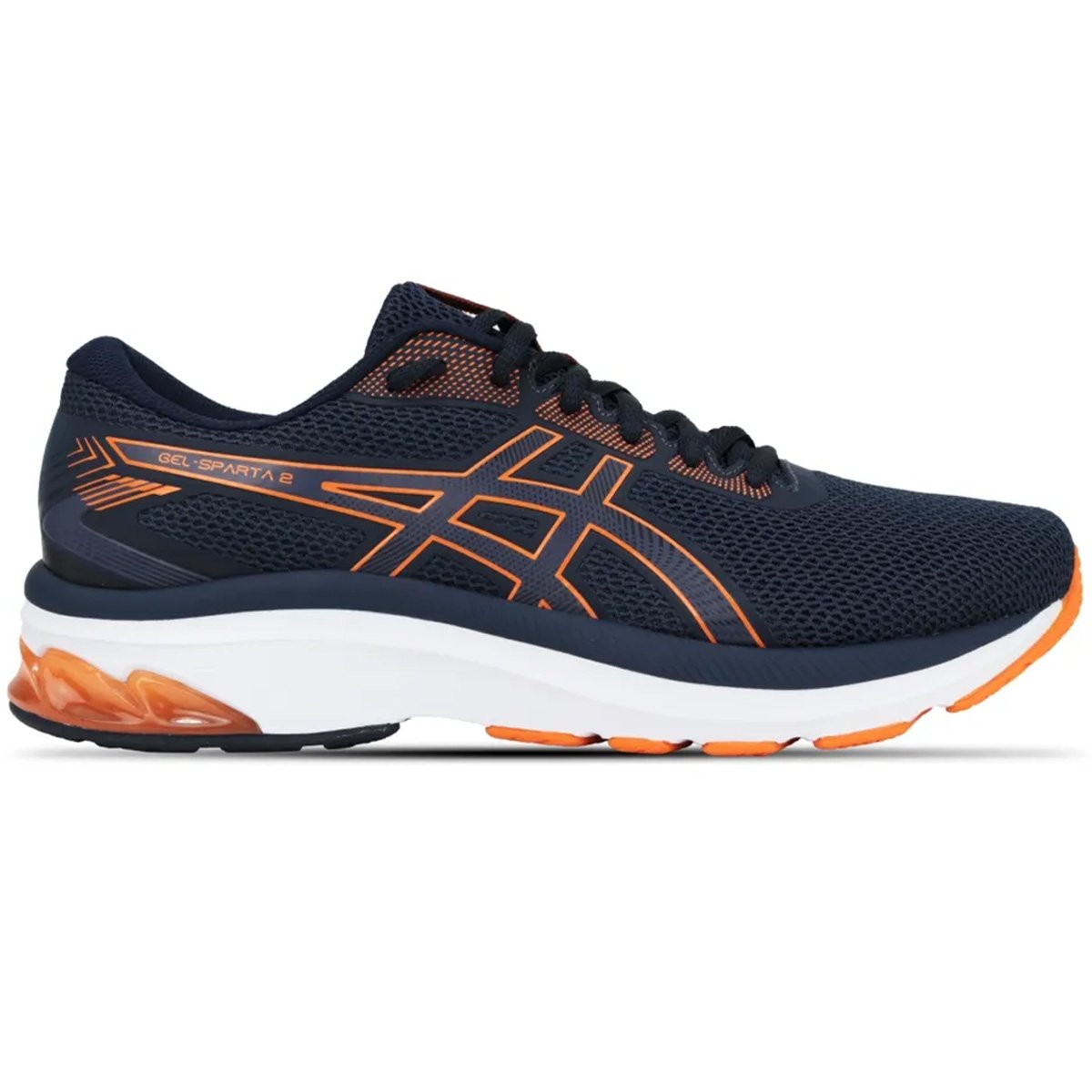 Tenis Asics Gel Sparta Masculino Blue Azul Marinho/Laranja