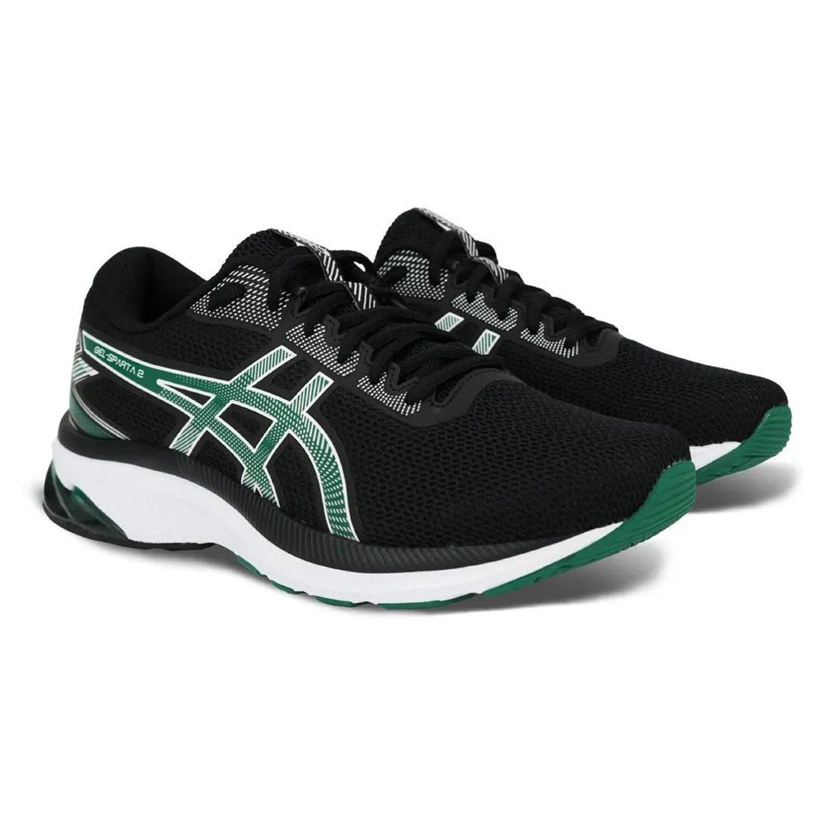 Tenis Asics Gel Sparta 2 Masculino Preto Verde Preto/Verde 3