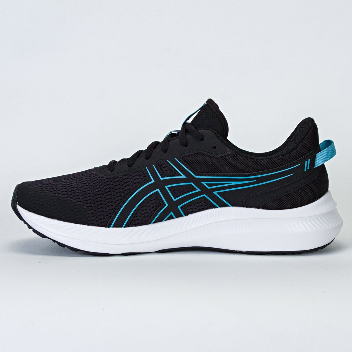 Tenis Asics Jolt 5 Masculino Preto Preto/Azul 3