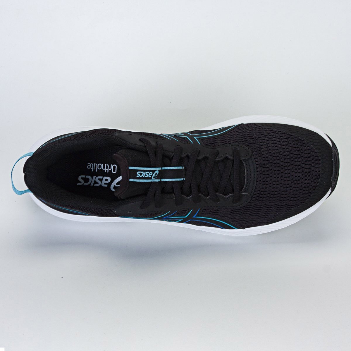 Tenis Asics Jolt 5 Masculino Preto Preto/Azul 4