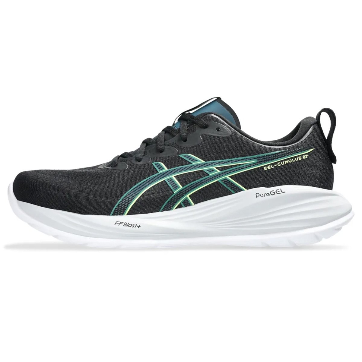 Tenis Asics Gel Cumulus 27 Masculino Preto Preto/Verde 7