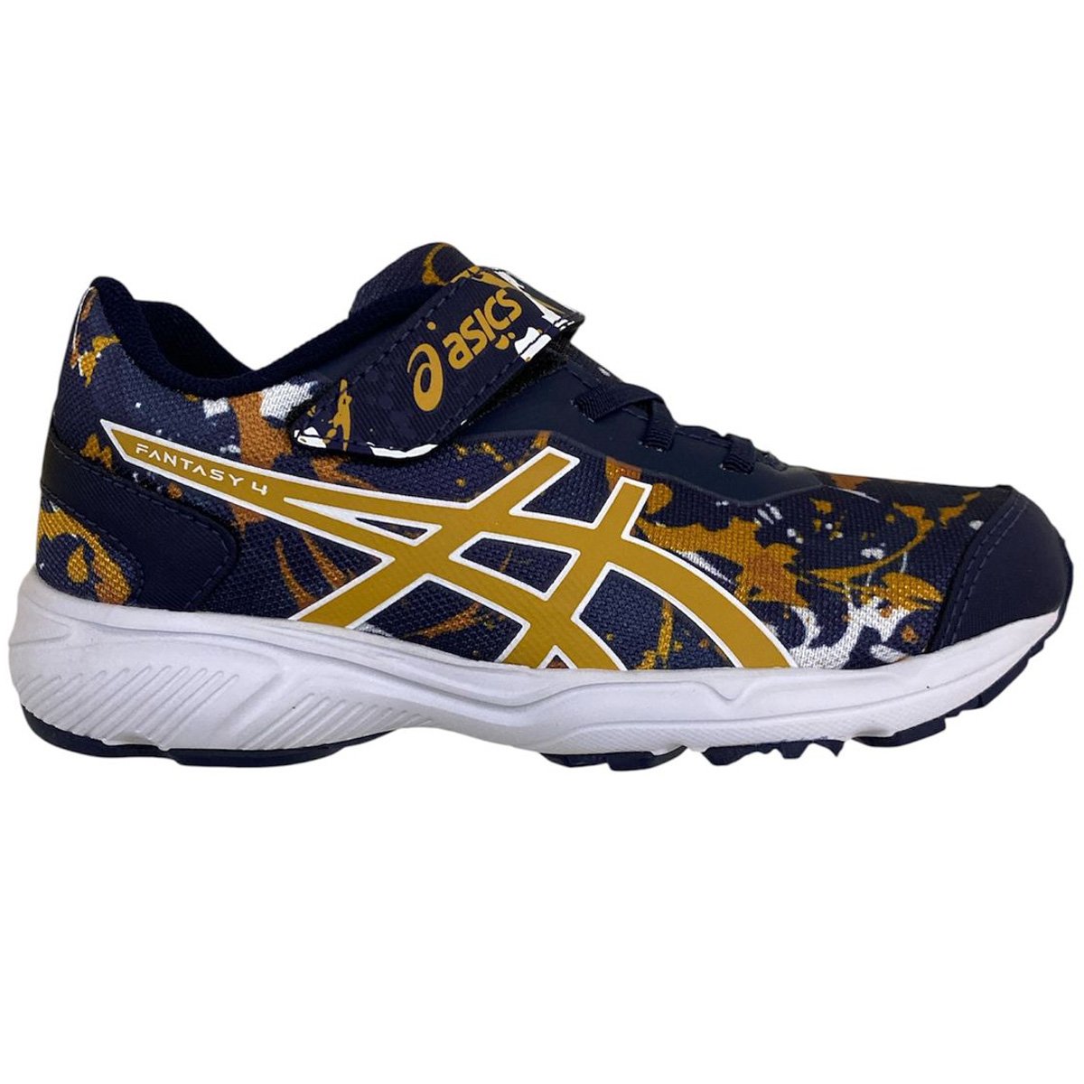 Tenis Asics Fantasy 4 Infantil Marinho 