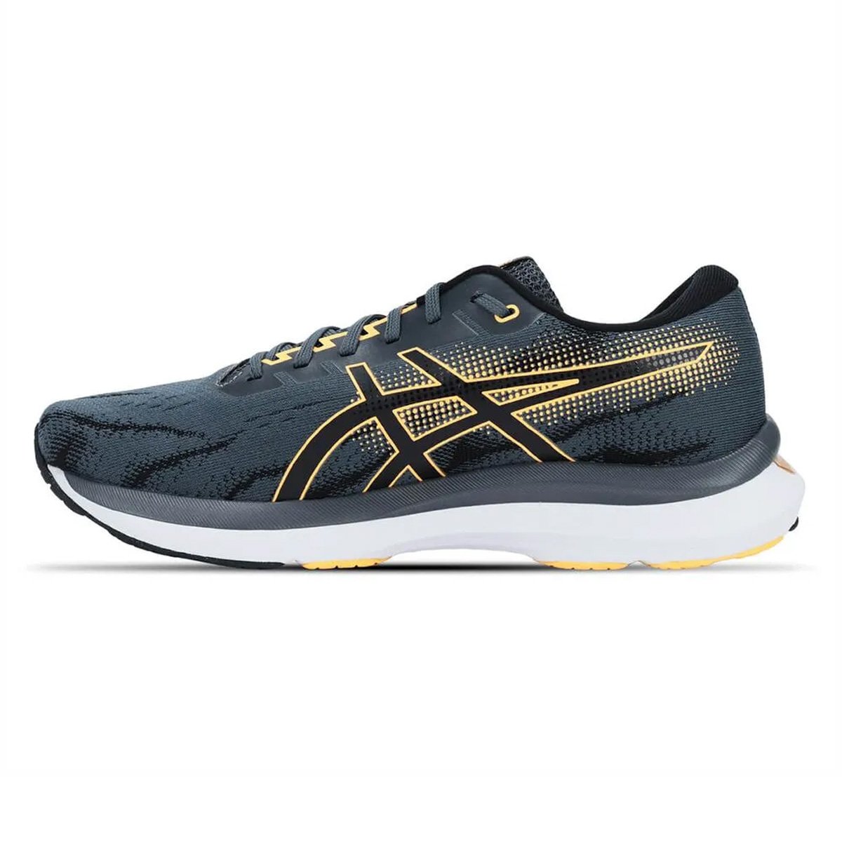 Tenis ASICS GEL Hypersonic 5 Masculino Cinza Laranja Cinza 2