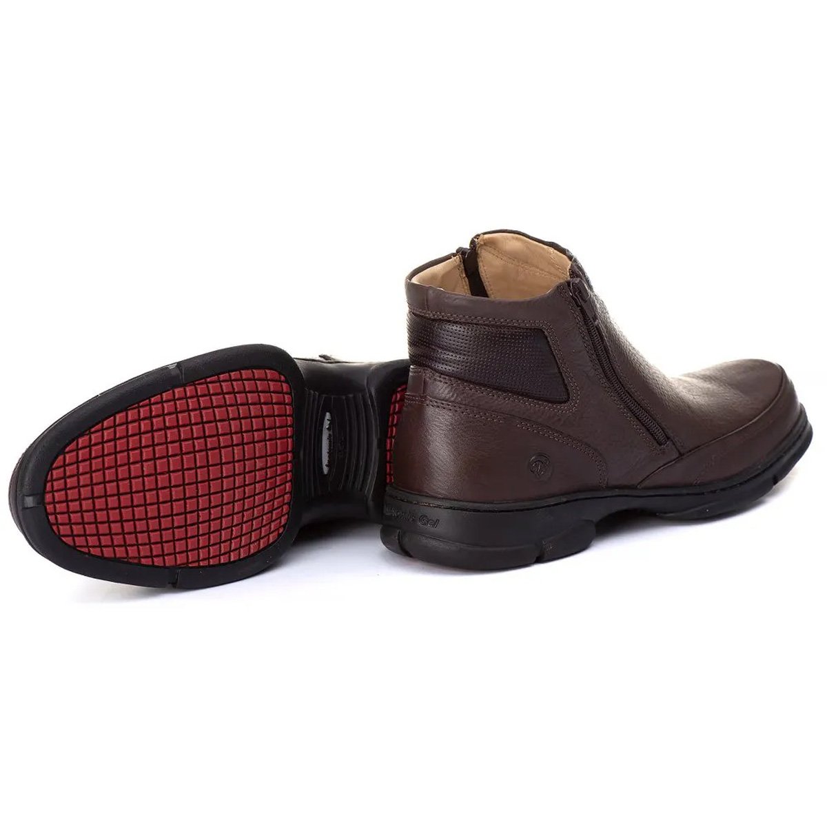 Bota Anatomic Gel 360 Floater Brown 7887 Masculina Marrom 4