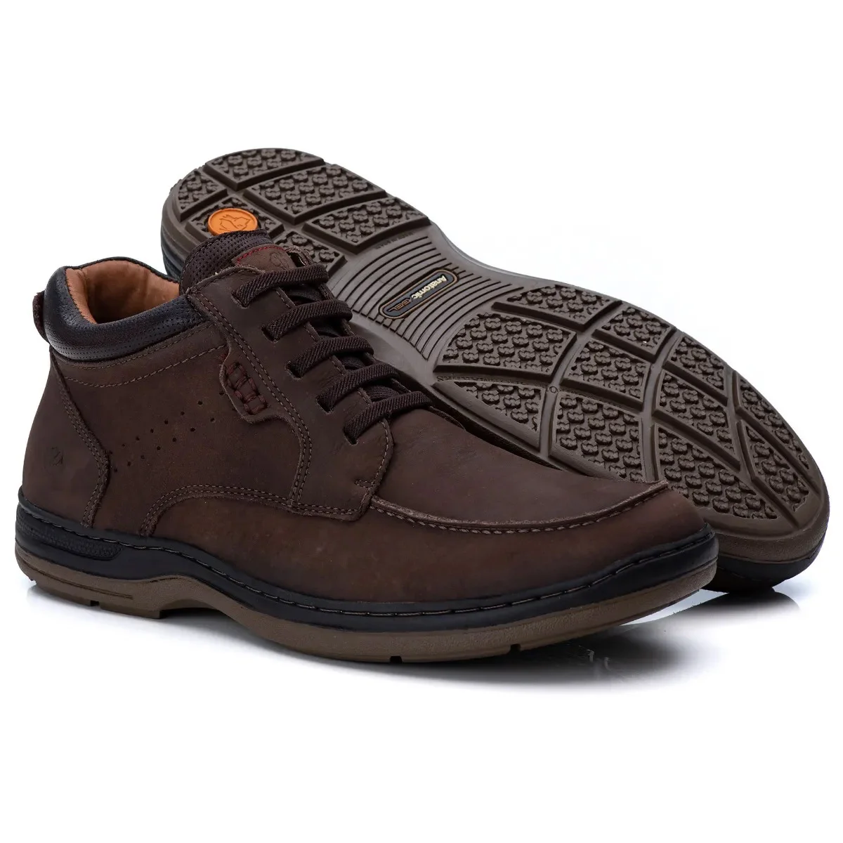 Bota Anatomic Gel 360 1071 Masculino Rustico T.Moro Marrom 3