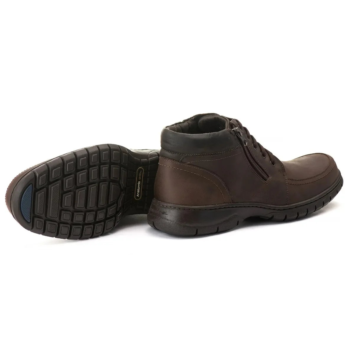 Bota Anatomic Gel 360 Mustang Brown 7981 Masculino Marrom 3