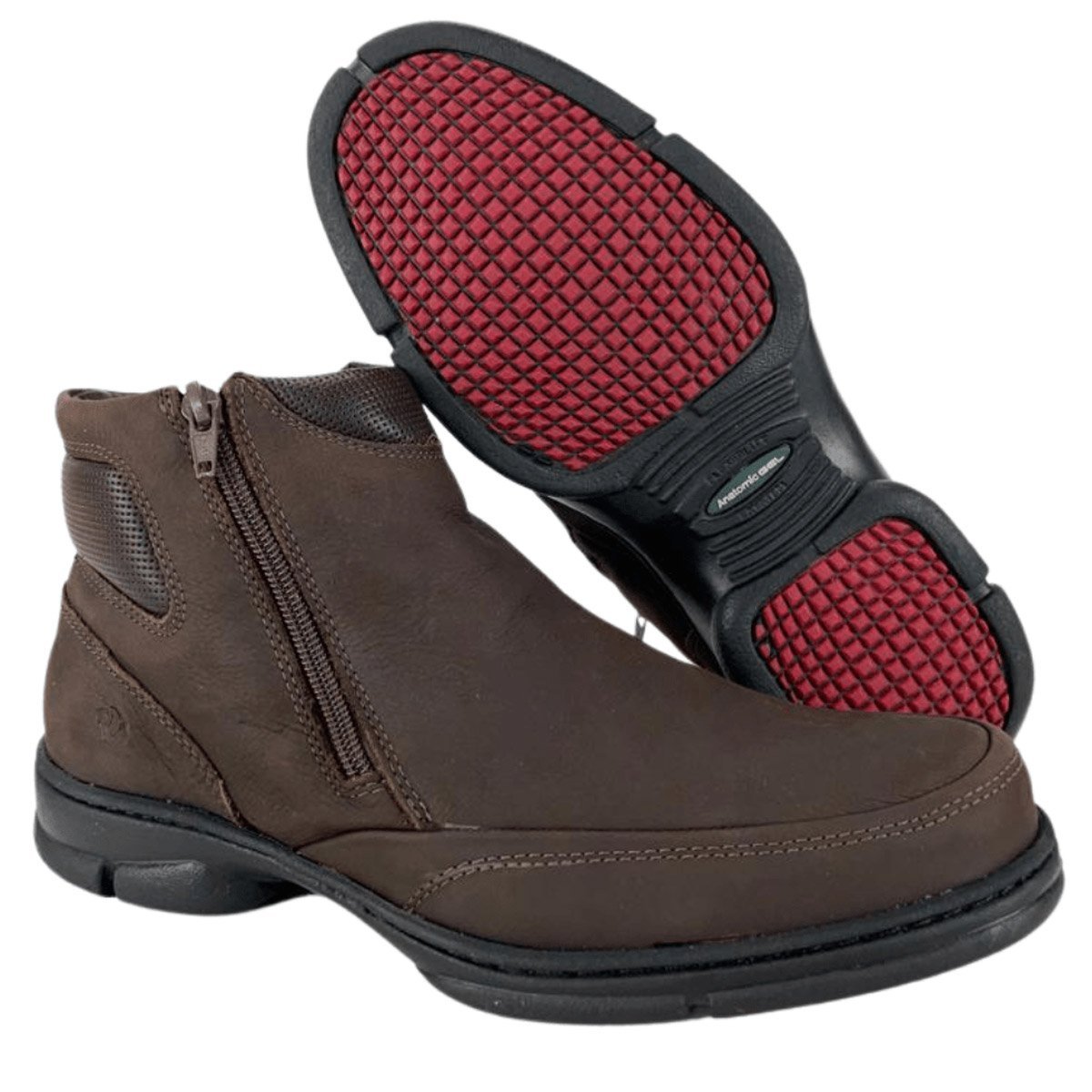 Bota Anatomic Gel 360 Rustico T.Moro 7887 Masculina Marrom 4