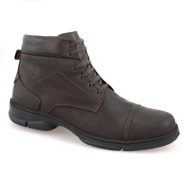 BOTA ANATOMIC GEL 7896 C/MEDIO - CAFE MASCULINO Marrom 2