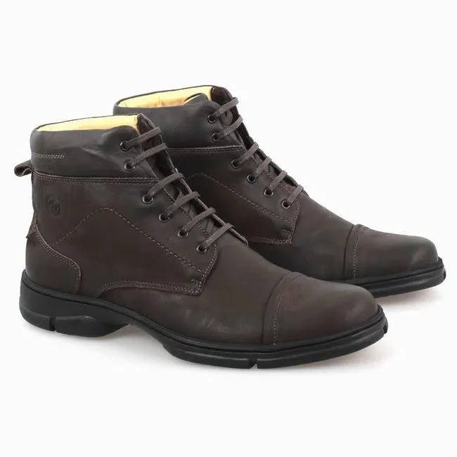 BOTA ANATOMIC GEL 7896 C/MEDIO - CAFE MASCULINO Marrom 3