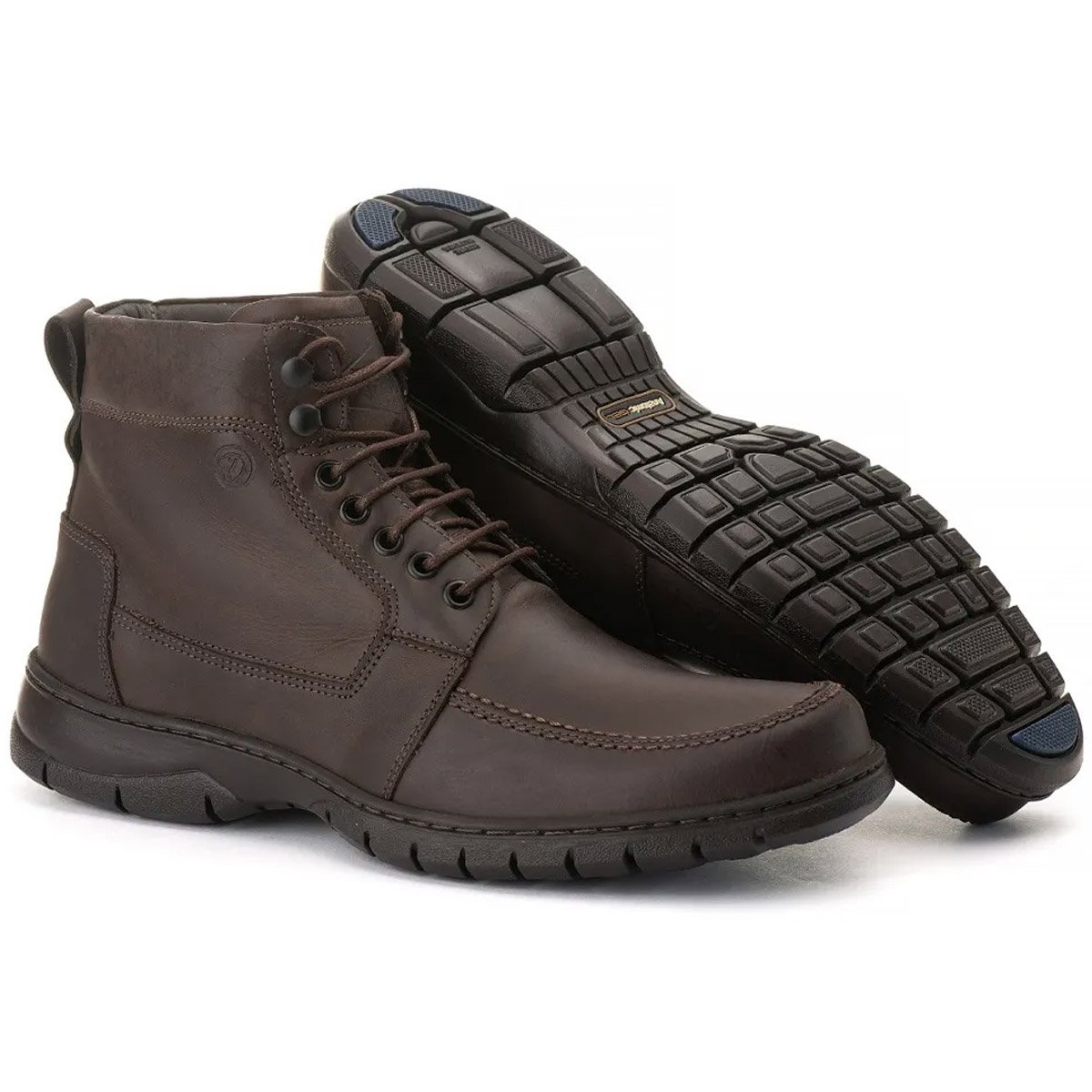 Bota Anatomic Gel 360 Plus Mustang Brown 7997 Masculina Marrom 2