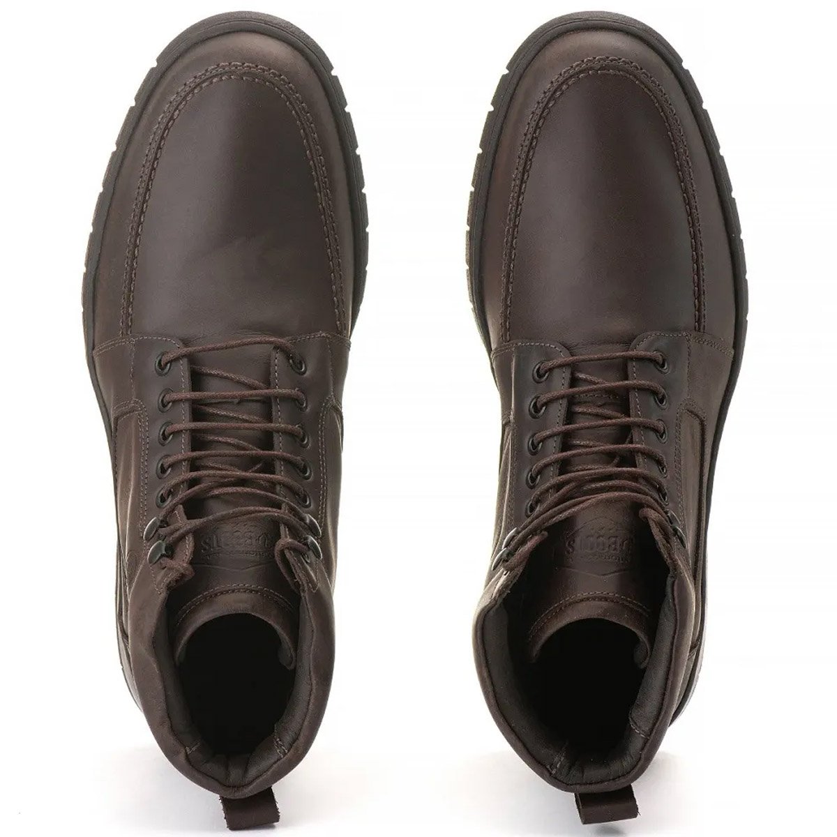 Bota Anatomic Gel 360 Plus Mustang Brown 7997 Masculina Marrom 4