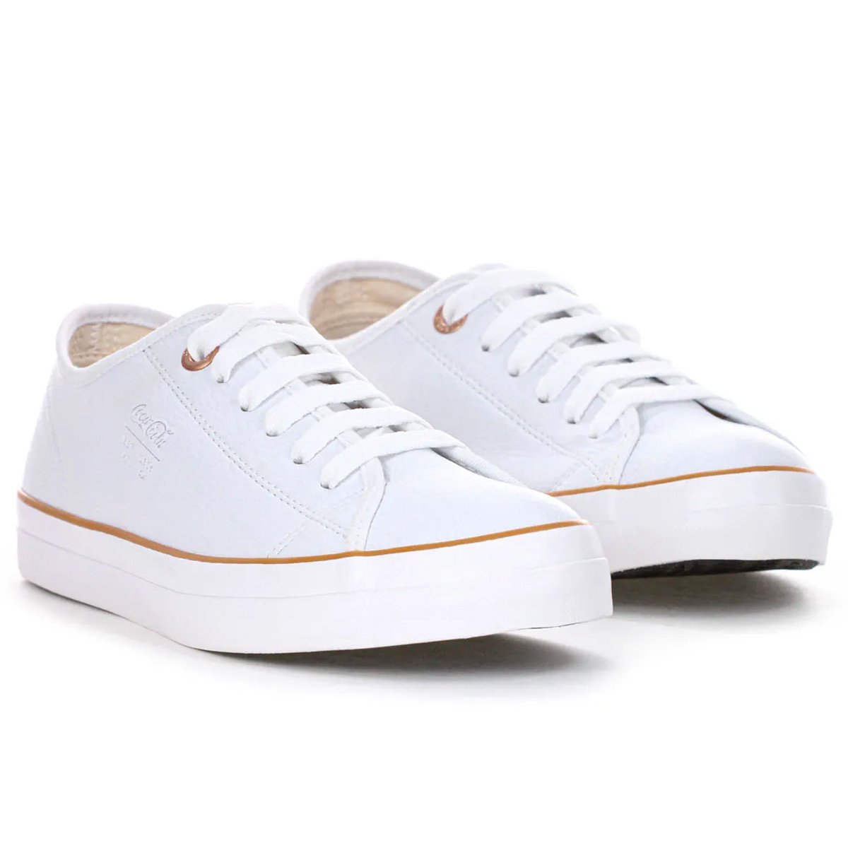 Tenis Coca Cola Stream Town Feminino Branco Branco 3