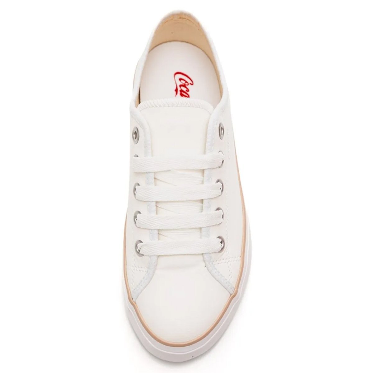 Tenis Coca Cola Stream Town Feminino Branco Branco 3