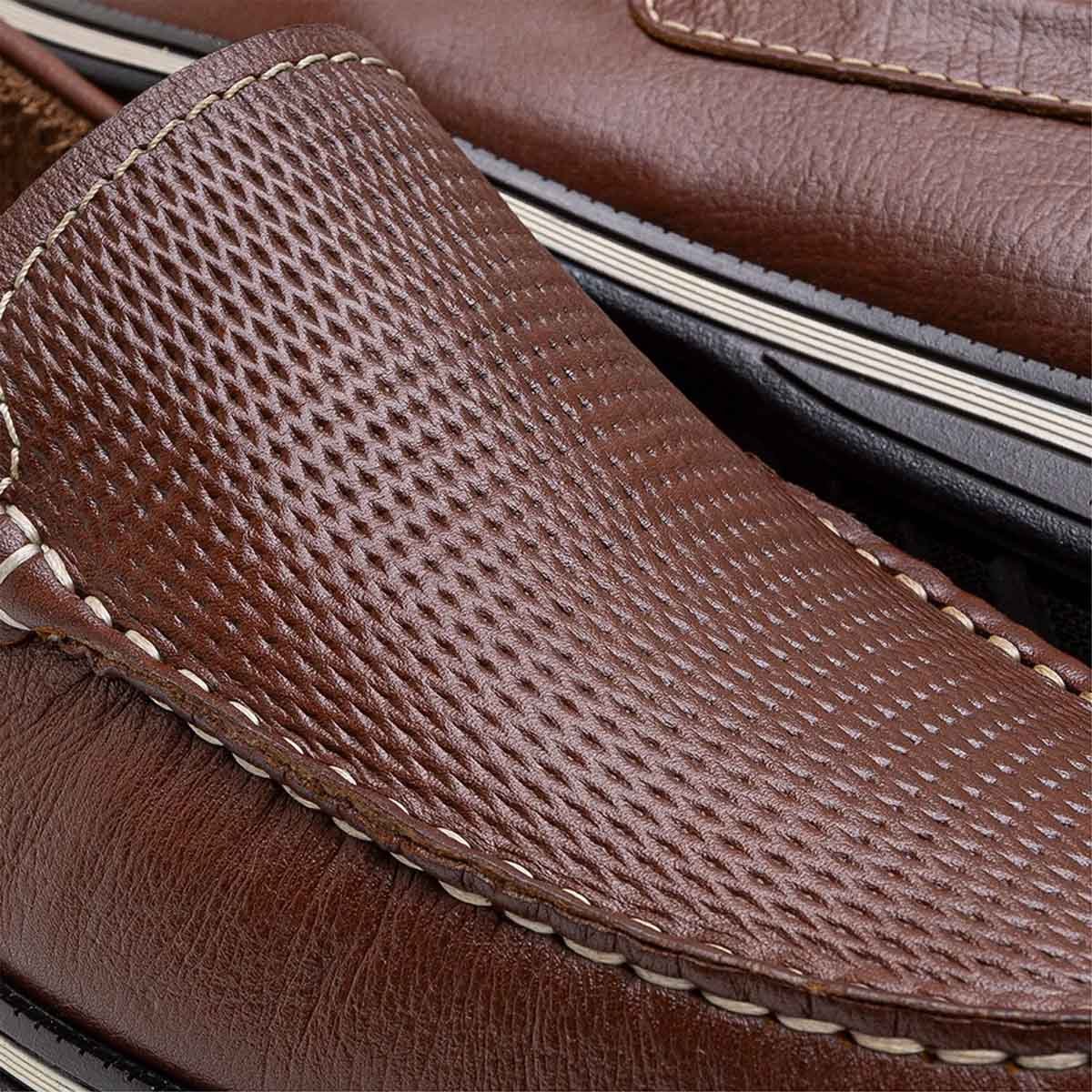 Mocassim Democrata Easy Ted Masculino Conhaque Marrom 3