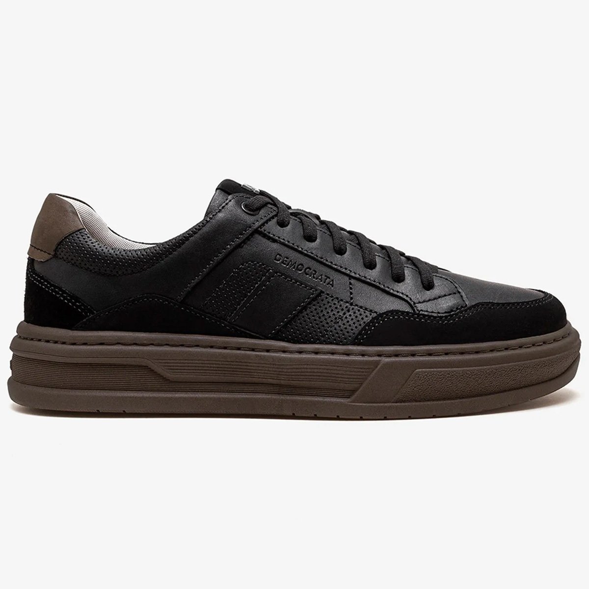 Sapatenis Democrata Denim Wide Masculino Preto