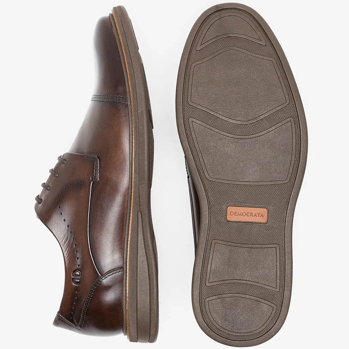 Sapato Democrata Metropolitan Bay Masculino Tabaco Marrom 4