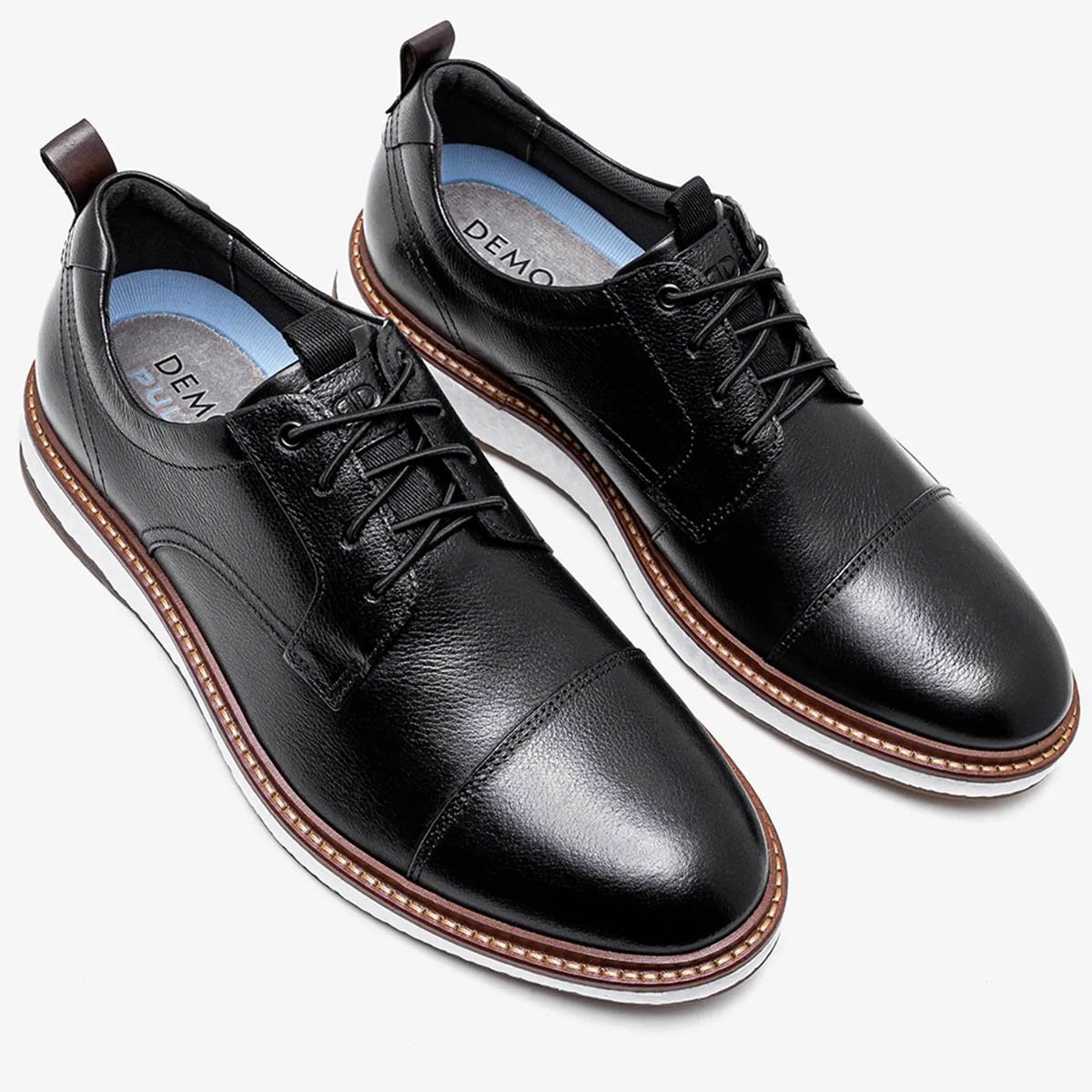 Sapato Democrata Metropolitan Masculino Preto Preto 2
