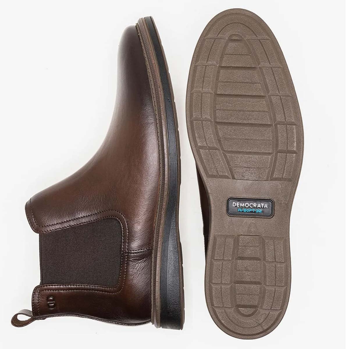 Bota Democrata Metropolitan James Hi-Soft 32 Masculino Mogno Mogno 4