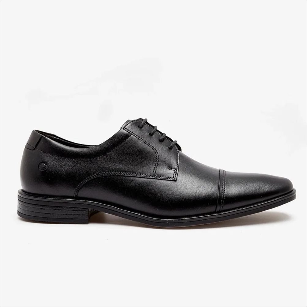 Sapato Democrata Metropolitan Vega Couro Preto Masculino