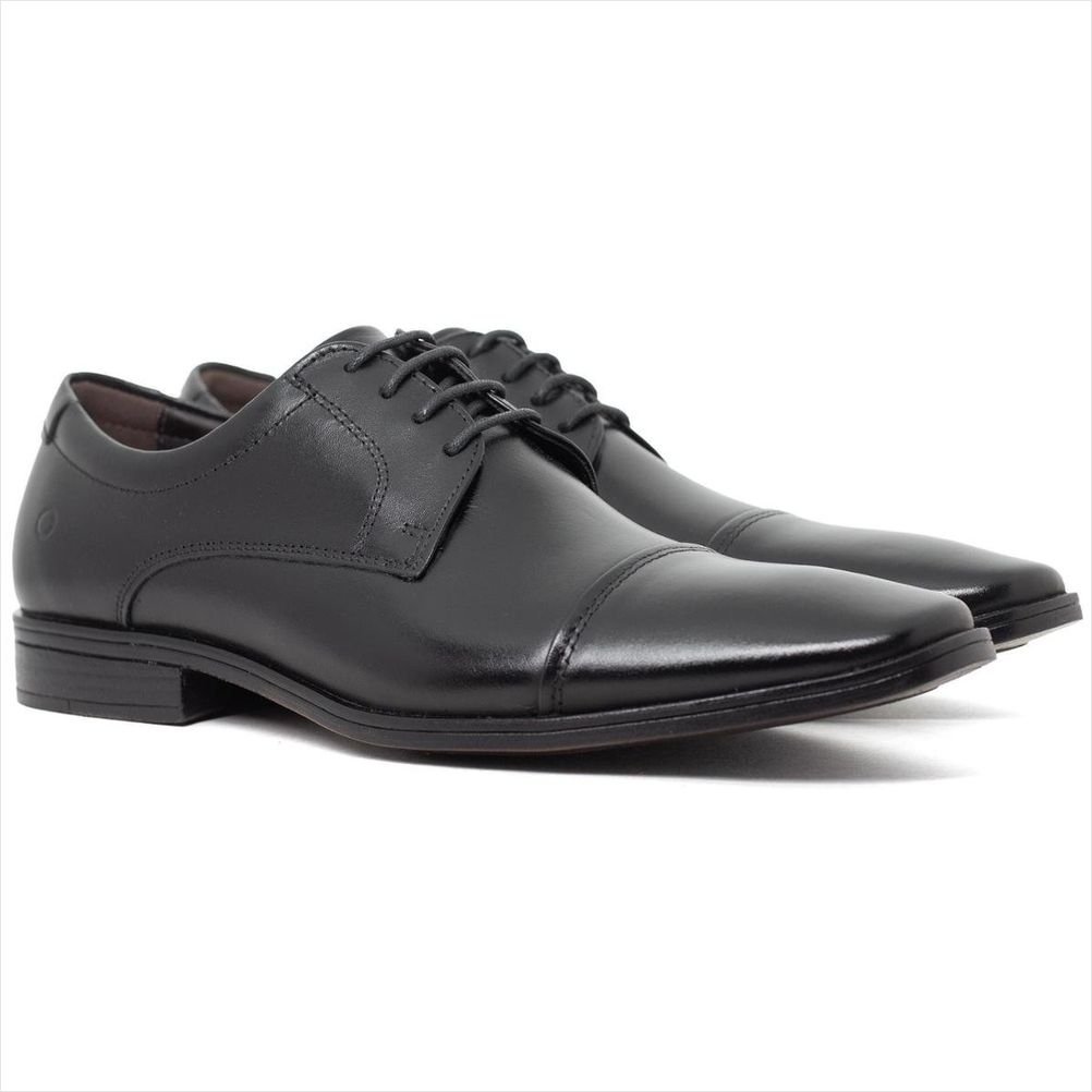 Sapato Democrata Metropolitan Vega Couro Preto Masculino Preto 2