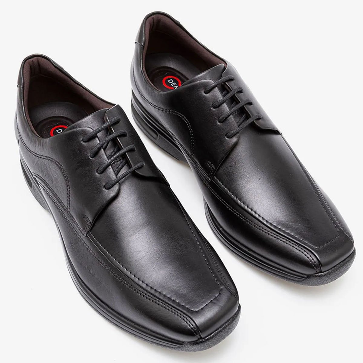 Democrata Sapato Smart Comfort Air Spot Masculino Preto Preto 2