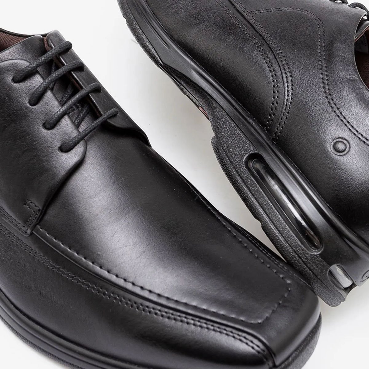 Democrata Sapato Smart Comfort Air Spot Masculino Preto Preto 3