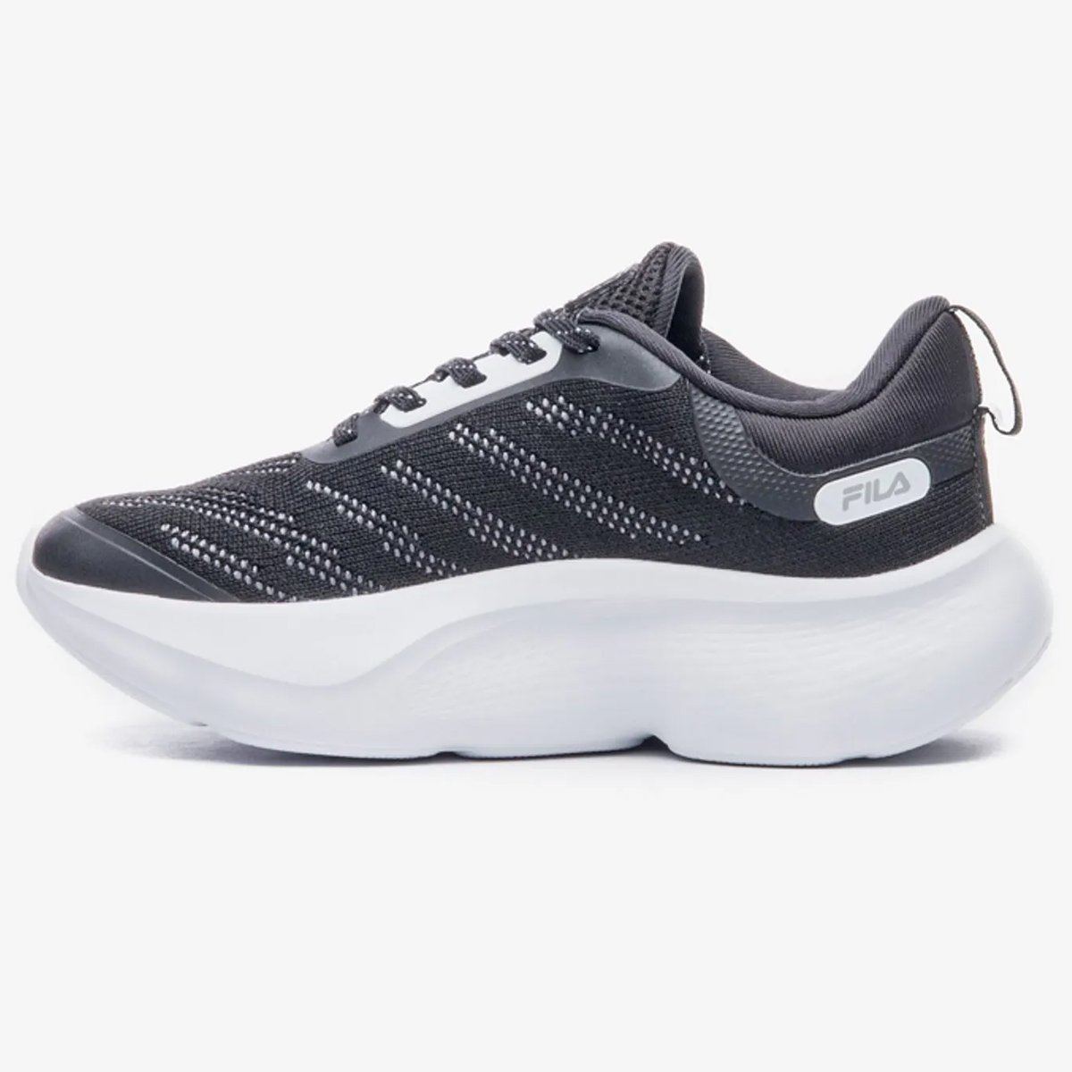 Tenis Fila Maxxi Infantil Preto Cinza 2