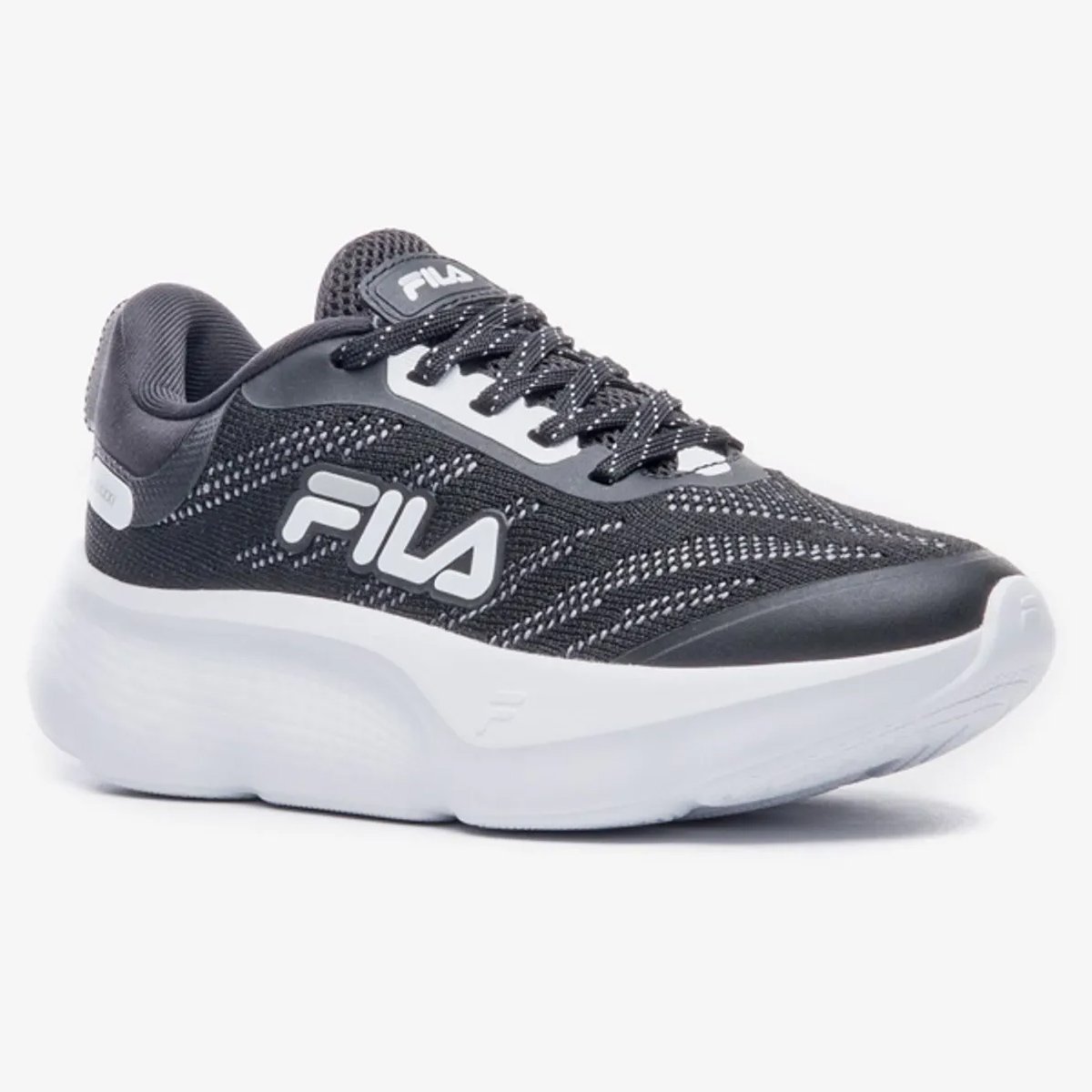 Tenis Fila Maxxi Infantil Preto Cinza 3