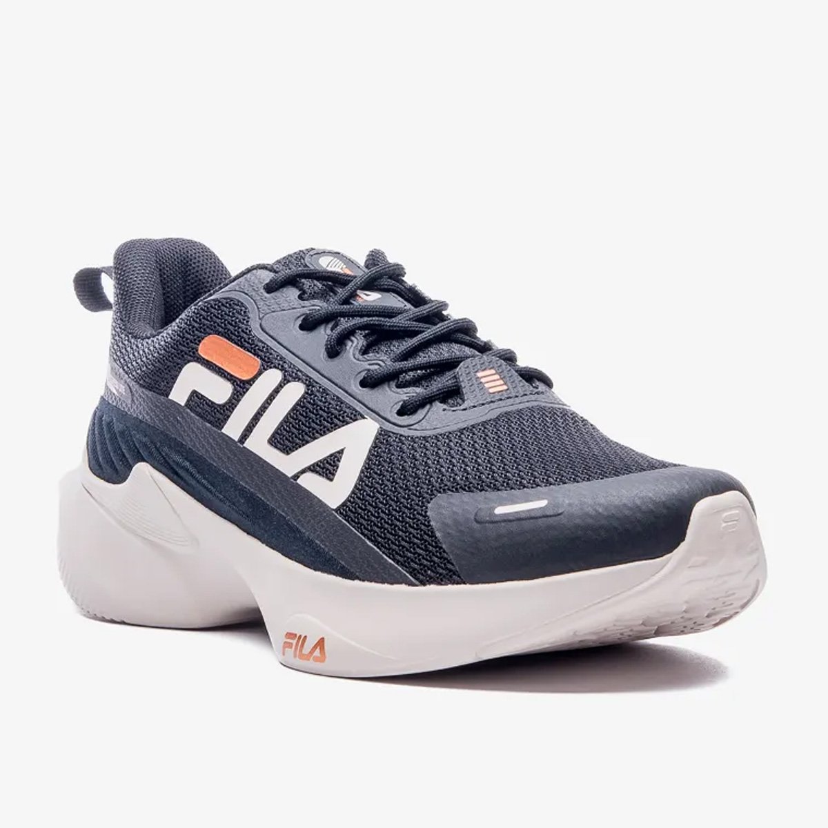 Tenis Fila Progress Lite Feminino Preto Bege Azul Marinho 3