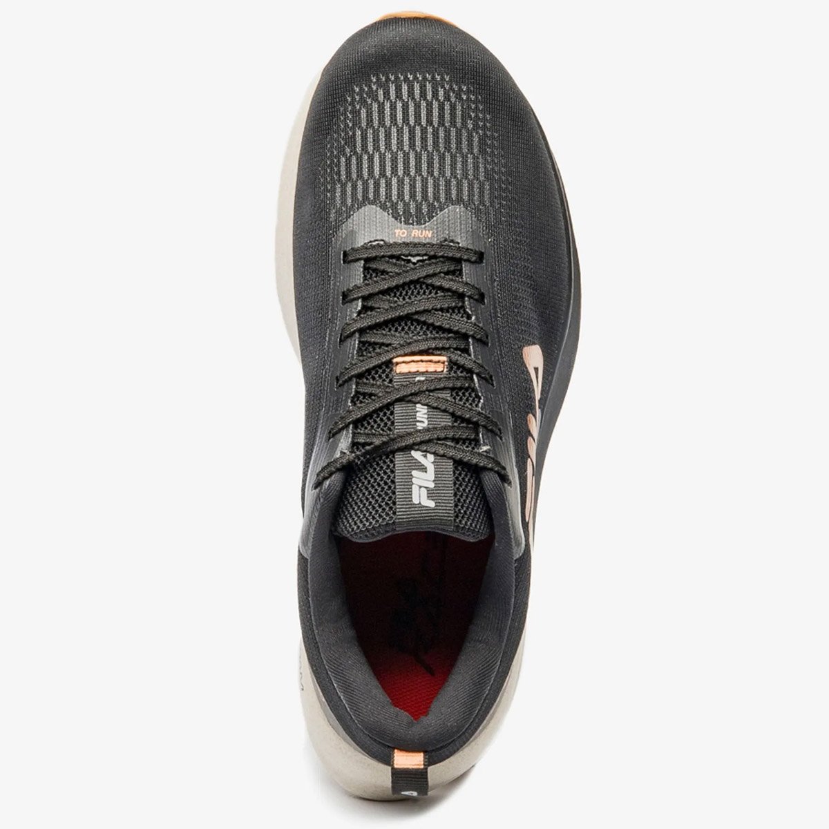 Tenis Fila Racer Fastpace Feminino Preto  Preto/Cobre 4