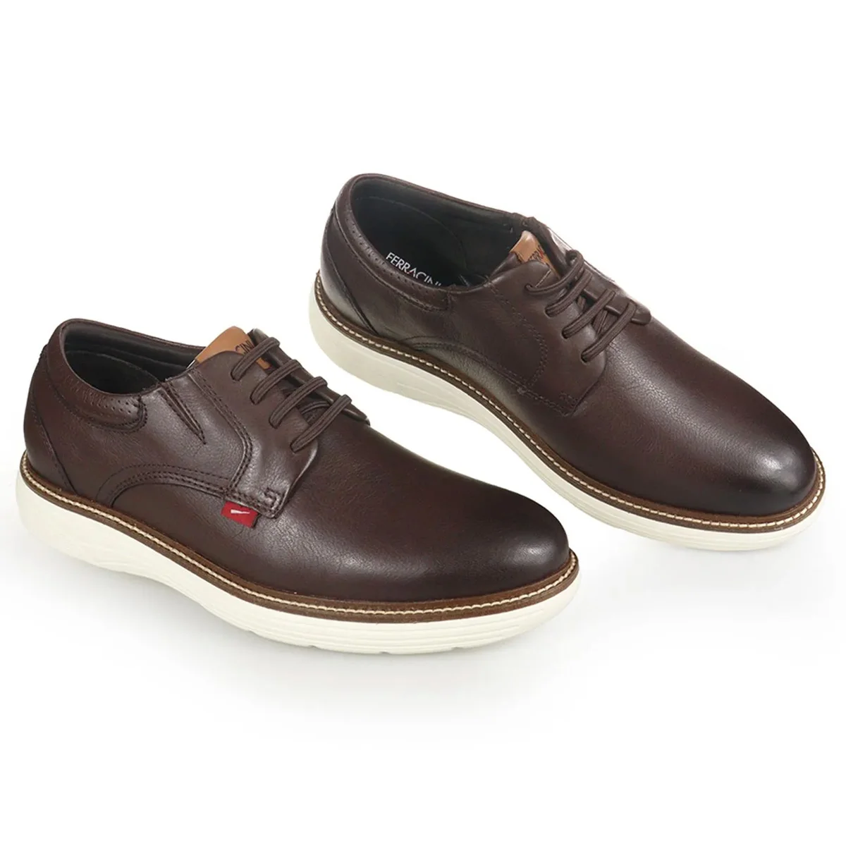 Sapato Casual Ferracini Full Masculino Tabaco Tabaco 3