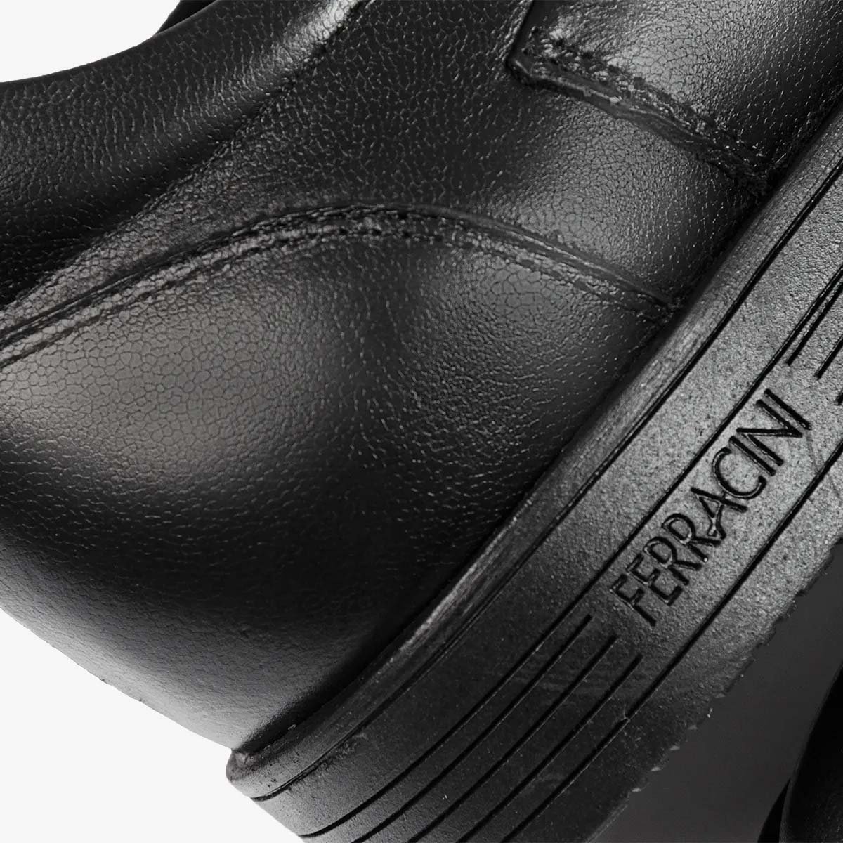 Sapato Social Ferracini Doha Masculino Preto Preto 4