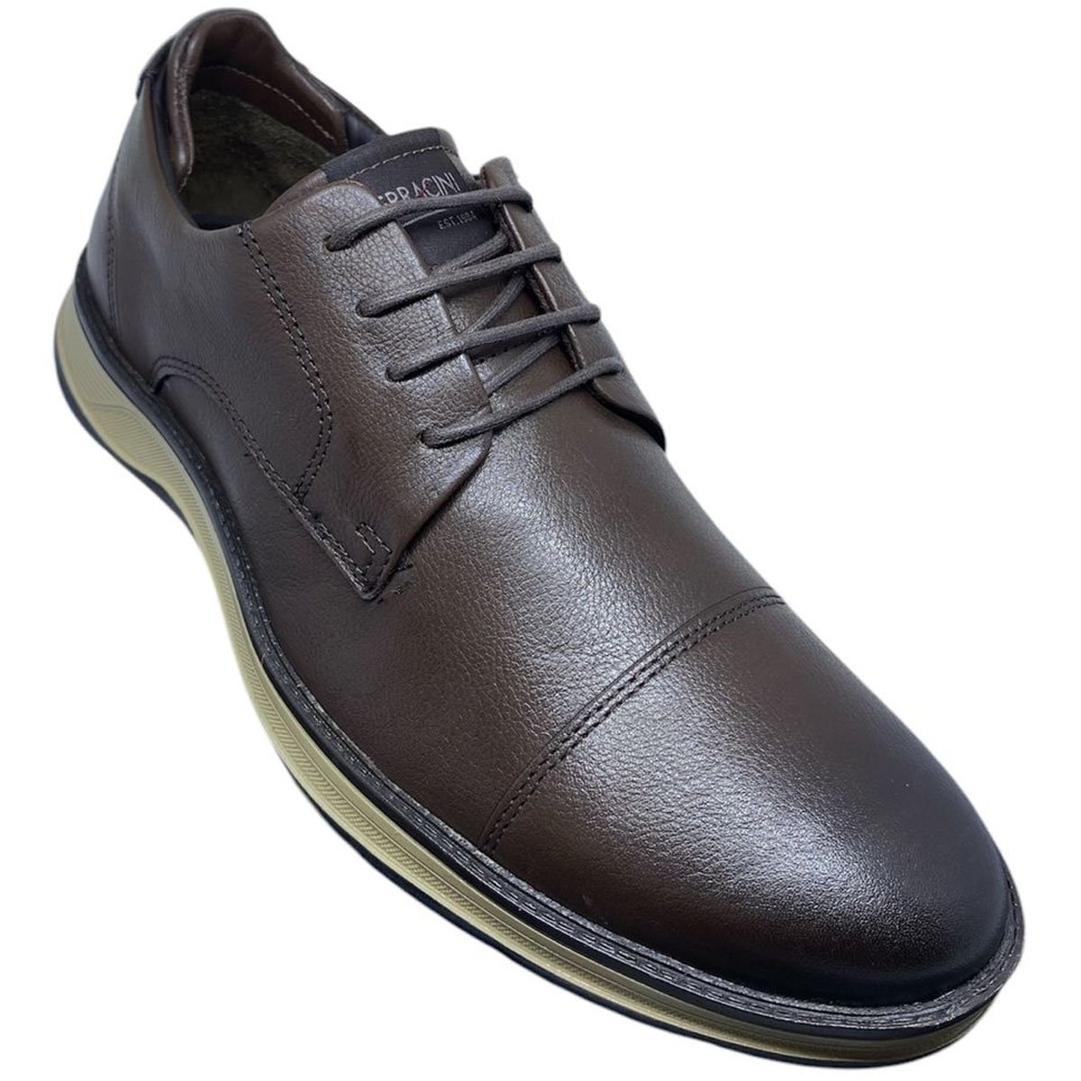 Sapato Social Ferracini Fluence Masculino Tabaco Tabaco 3