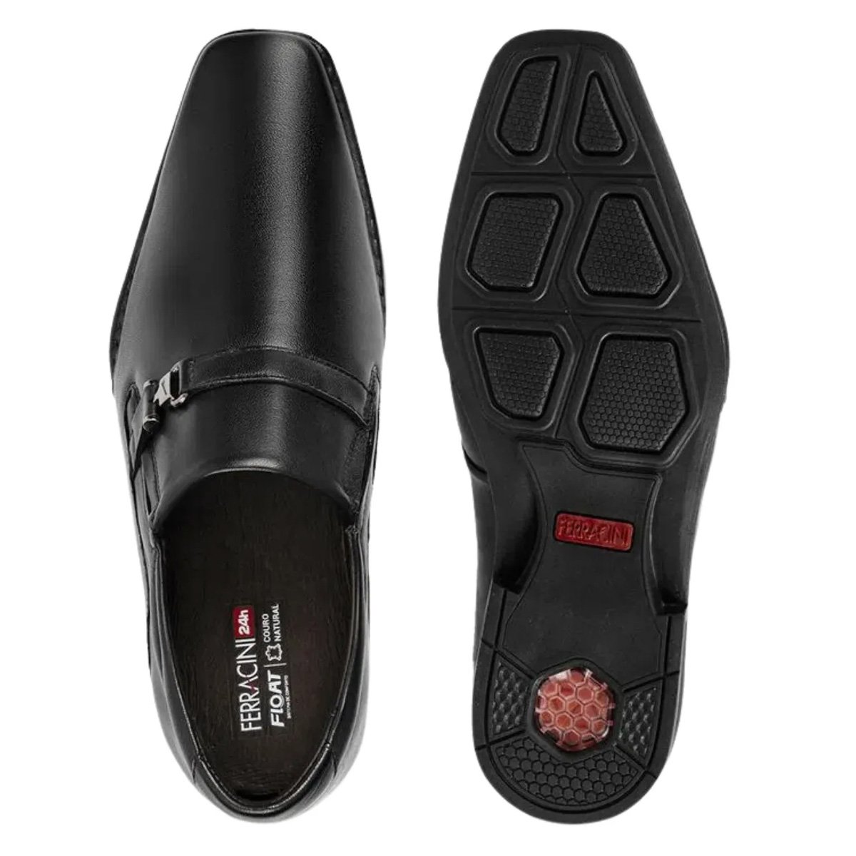 Sapato Social Ferracini Ambience Masculino Preto Preto 3